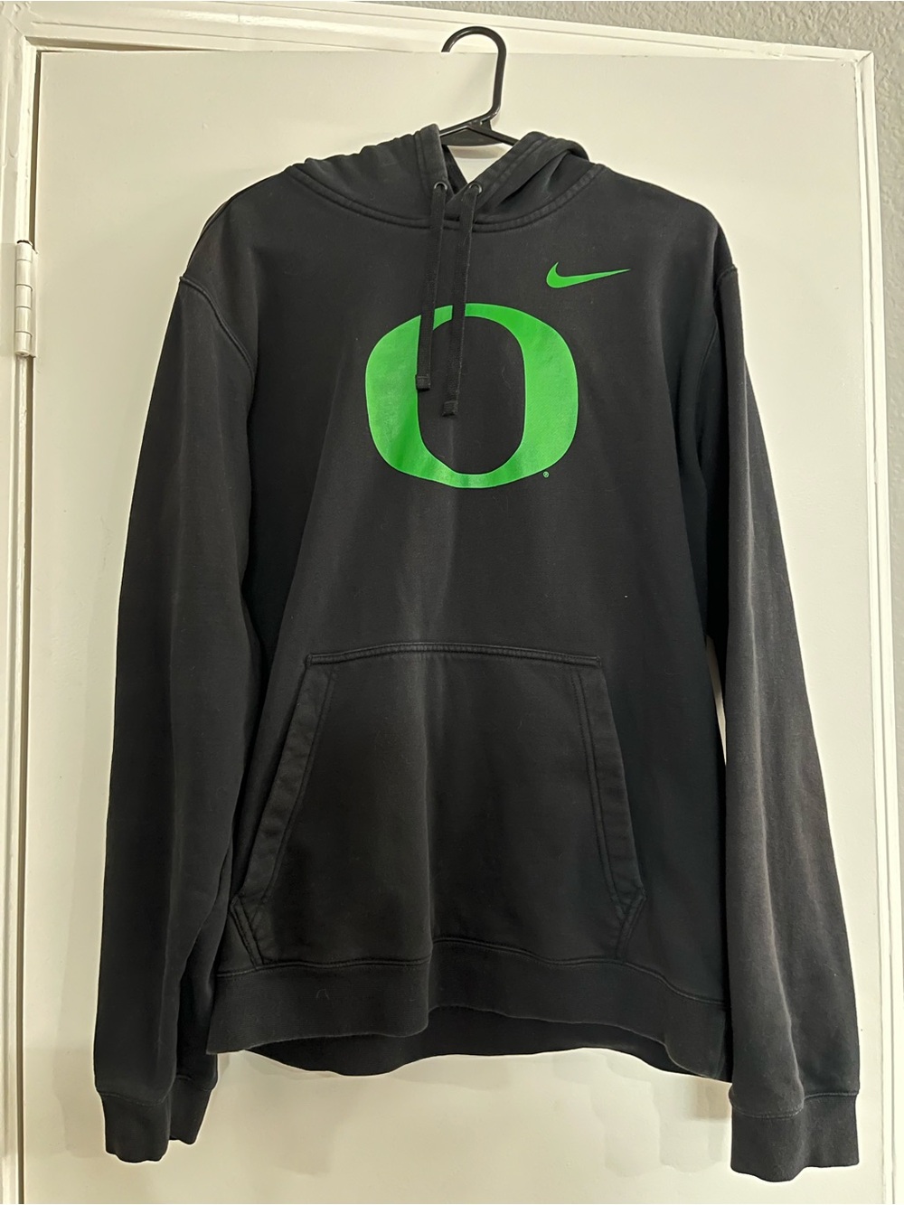 Nike Oregon Ducks Pullover Hoodie Black Green O Logo Mens 🦆